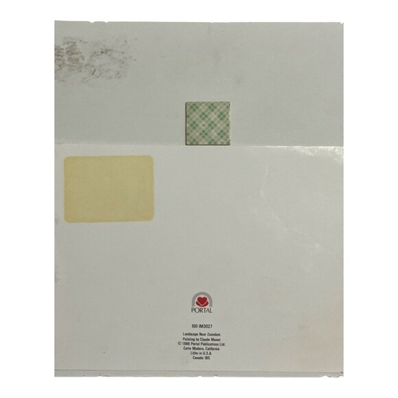 Claude Monet “Landscape Near Zaandam” Art Print | 8x10 Matted | 1986 Portal Publ - Picture 7 of 8